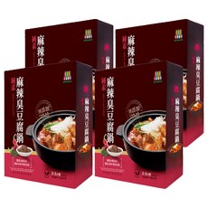 毓秀私房醬 全素麻辣臭豆腐鍋, 920g, 4盒