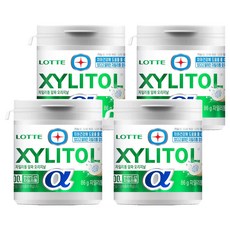 롯데자일리톨 알파 오리지날, 86g, 4개