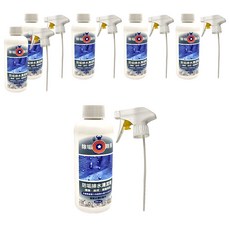 CLEAN CAPTAIN 除垢隊長 防垢排水清潔劑 防潑水, 250ml, 6瓶