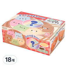Joseonmunbanggu 隨機軟Q動物餃子 混合顏色, 18個, 隨機