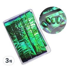 琉璃珠美甲貼膜, 3個, 06