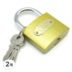 코텍스 일반 자물쇠 + 열쇠 3p, 2개