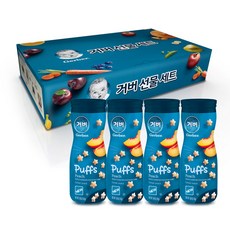 거버 유아 퍼프, 복숭아, 42g, 4개