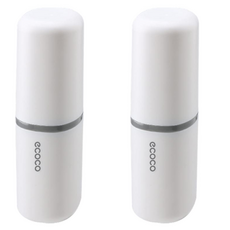 LIFE TOTEM 牙刷牙膏盒, 2個, 白色