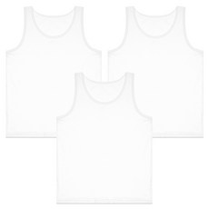 BASE ALPHA ESSENTIALS 男童款 100%純棉日常背心3件組