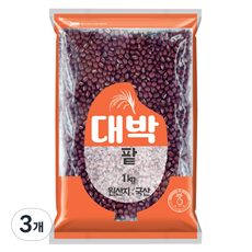 대박 팥, 1kg, 3개