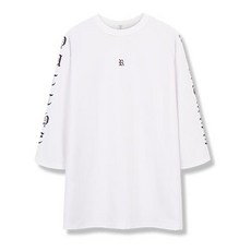 레이먼 남성용 리스튼 라운드 프린팅 7부 티셔츠