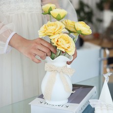 Haru Gonggan Ariel 陶瓷花瓶, 霧面白色