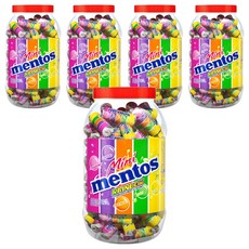 mentos 曼陀珠 曼陀珠 桶裝, 1kg, 5罐
