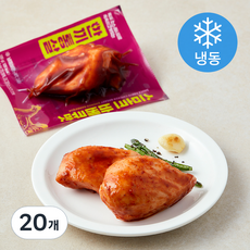 한끼통살 소스 닭가슴살 스모크 바베큐맛 (냉동), 100g, 1개입, 20개