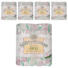 SHIKOKU TOKUSHI 四國特紙 雙層捲筒衛生紙 花香, 30m, 4捲, 5包