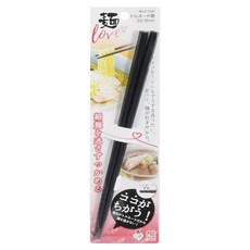 PEARL LIFE 珍珠金屬 螺旋紋筷子, 黑色, 1雙