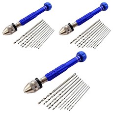 OON 핀바이스 드릴날 10종 세트 블루, 3세트