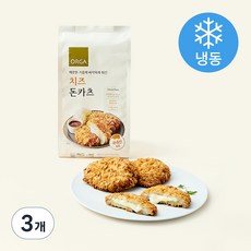 올가홀푸드 치즈 돈카츠 (냉동), 420g, 3개