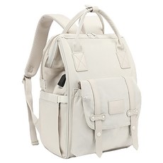 艾米購物 素色媽媽包 時尚石灰色,大容量多功能分區收納,輕巧耐用媽媽外出必備, 1個, 41*28*19cm