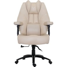 빅트랙 침대형 리클라이너 중역 컴퓨터 게이밍 메쉬 의자 RC-01, 아이보리