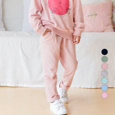 URAVI 孩童素色鬆緊長褲