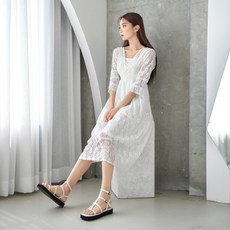 VENDIS 女款緹花連衣裙 H308