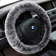 엑스핏 라이언헤드 초극세사 겨울핸들커버 전차종공용, 그레이