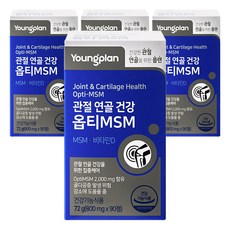 Youngplan Opti MSM 2000&維他命D錠, 4個, 90顆