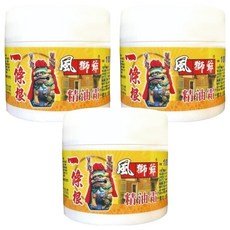 風獅爺 金門一條根精油霜 涼感, 1入, 4罐