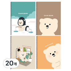 ARTMORE 英語線圈筆記本 50張, 隨機出貨, 20個