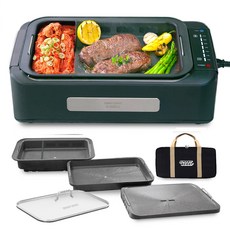 SMART BERRY K-Grill 多功能烤盤全套組 深黑色, SBG-K01