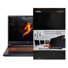 YADI 亞第 獨特磁吸 16 : 10 水之鏡防窺片 16吋 Acer Nitro V 16 ANV16-41-R8WU 專用, 1個, 透明色