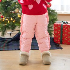 MARI N MORI 女童愛心絎縫雪褲