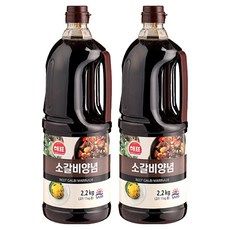 Haepyo 牛肋排調味醬, 2.2kg, 2個