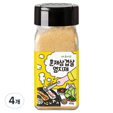 바른미각 훈제삼겹살 염지제, 100g, 4개