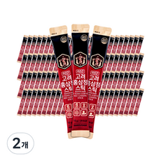 한수삼 6년근 고려홍삼정 스틱 100p, 2개, 1.5kg