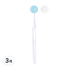 舌頭刷 舌頭清潔劑 白色, 18g, 3個