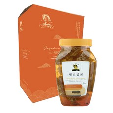 GAGA農場 玻璃瓶蜂巢蜜, 1.2kg, 1個