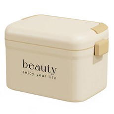 HOUDER 奶油風多功能醫藥箱 小號, 奶油黃, 1個