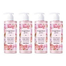 토니모리 프레그런스 가든 플라워 부케 바디로션 프루티 플로럴 머스크향, 300g, 4개
