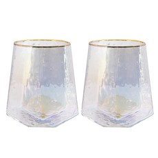 Burano 金邊極光玻璃杯 550ml, Grande, 1組