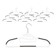 율앤홈 360도 회전 미끄럼방지 슬림 옷걸이, 10개, 블랙