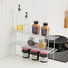 側邊廚房層架, 白色