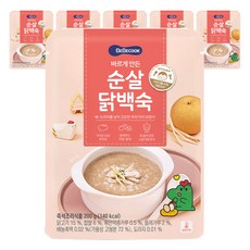 BEBECOOK 寶膳 孩童即食粥, 無骨清燉雞口味, 6包