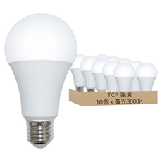 TCP 強凌 LED 燈泡 10入 1430 流明 95W 300度, 黃光3000K, 10個