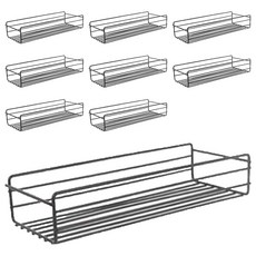 小麥購物 轉角置物架 長型, 黑色, 9個
