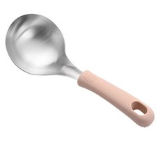 U&I 304不鏽鋼多用途迷你湯匙湯勺, 淡粉色, 1個