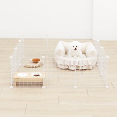 PET CHOICE 寵物圍欄 12片擋板款, 白色的