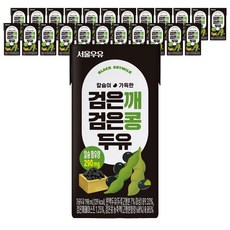 Seoul Milk 首爾牛奶 黑芝麻, 190毫升, 24個