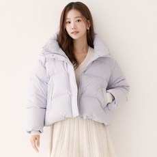 Roem 女款立領短版鴨絨外套
