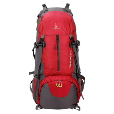 Flamehorse 火焰馬 60L 登山包 尼龍材質 雙肩, 紅色