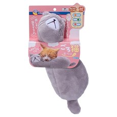 DoggyMan 貓靠枕-灰色貓, 柔軟舒適材質，可愛造型設計，多功能用途, 1入