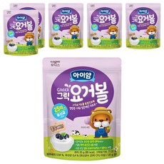 아이얌 그릭요거볼, 블루베리맛, 20g, 6개
