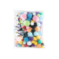 Uniart 亮片毛球, 混合, 1個